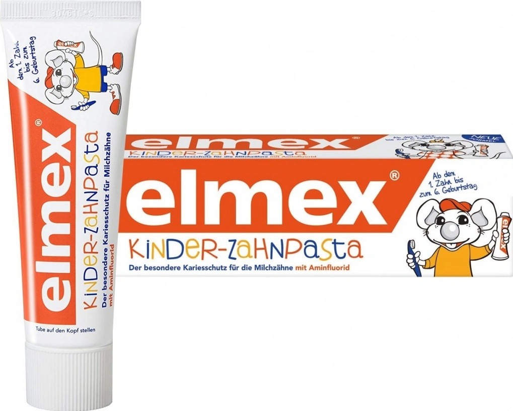 Recenze Elmex dětská zubní pasta 50 ml