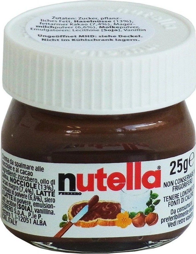 Hodnocení Ferrero Nutella 25 g