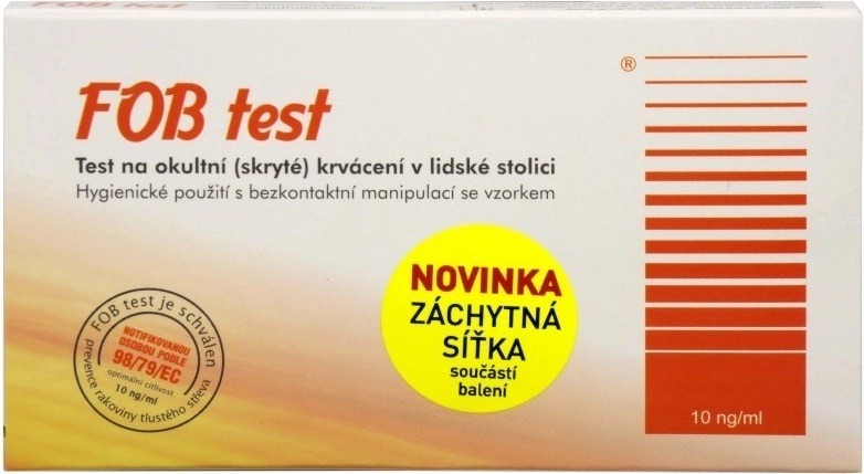 Recenze FOB test na okultní krvácení v lidské stolici 1 ks