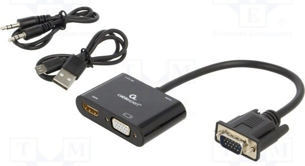 Shrnutí: Gembird A-HDMI-VGA-02