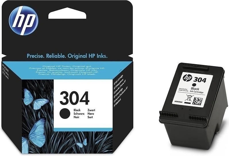  HP 304 originální inkoustová kazeta černá N9K06AE