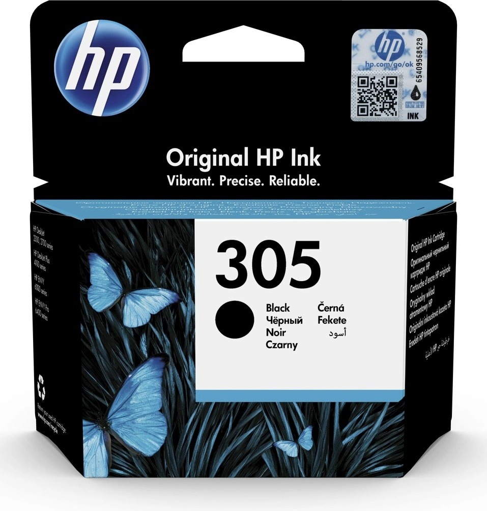 Recenze HP 305 originální inkoustová kazeta černá 3YM61AE