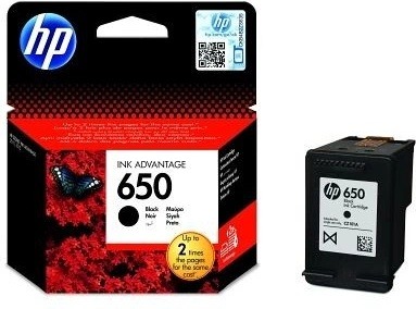  HP 650 originální inkoustová kazeta černá CZ101AE