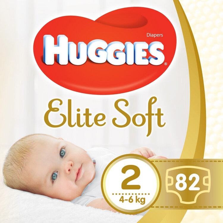 Posouzení: Huggies Elite Soft 2 4-6 kg 82 ks