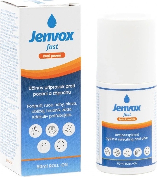 Recenze Jenvox Fast roll-on proti pocení a zápachu 50 ml