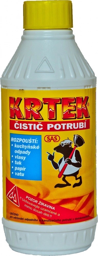 Recenze Krtek čistič potrubí 900 g