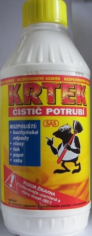 Komentáře k Krtek čistič potrubí 900 g