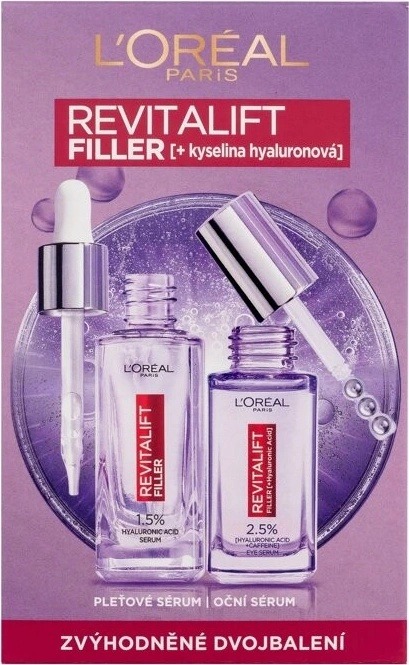 Zkušenosti s L'Oréal Revitalift Filler Sérum proti vráskám s 1,5% čisté kyseliny hyaluronové 30 ml