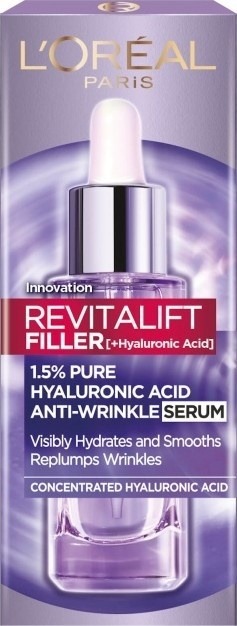 Shrnutí: L'Oréal Revitalift Filler Sérum proti vráskám s 1,5% čisté kyseliny hyaluronové 30 ml