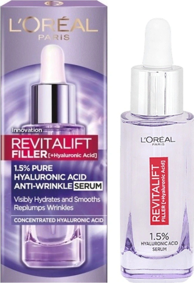 Komentáře k L'Oréal Revitalift Filler Sérum proti vráskám s 1,5% čisté kyseliny hyaluronové 30 ml