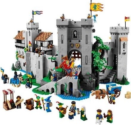 Zkoumání LEGO® Icons 10305 Hrad Lvího rytíře