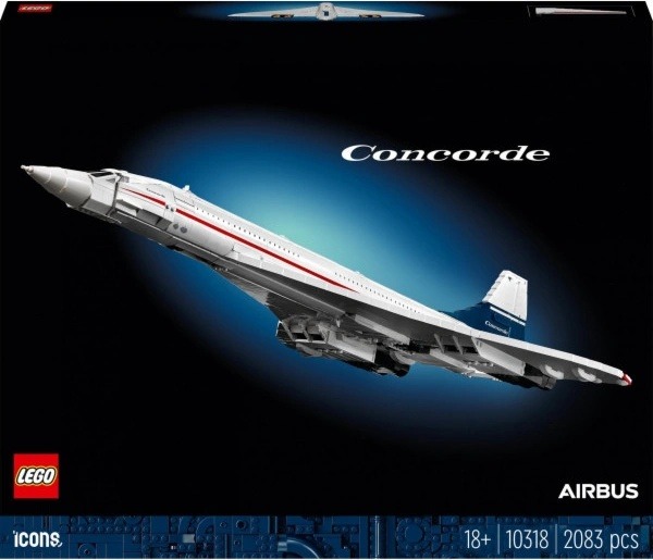 Průzkum LEGO® ICONS™ 10318 Concorde