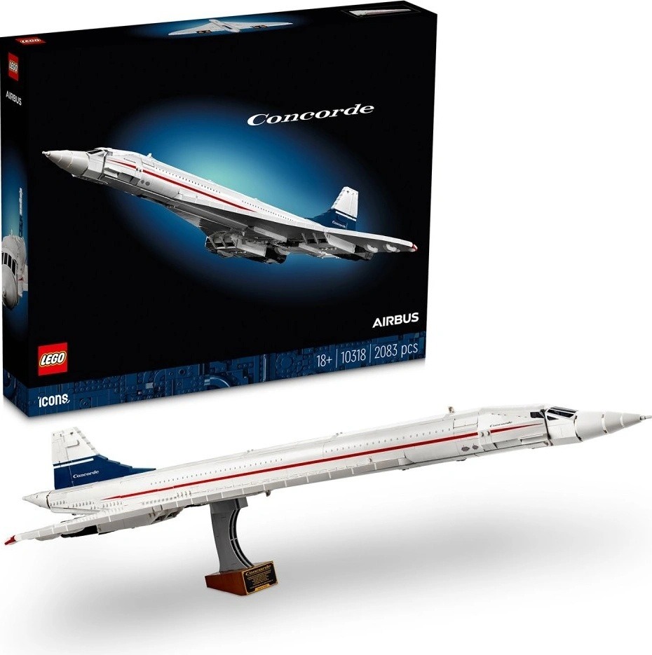 Zkušenosti s LEGO® ICONS™ 10318 Concorde