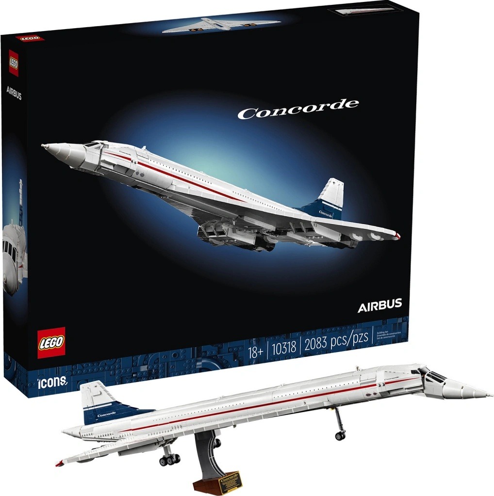 Podívejte se na LEGO® ICONS™ 10318 Concorde