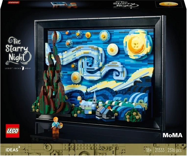 Posouzení: LEGO® Ideas 21333 Vincent van Gogh Hvězdná noc