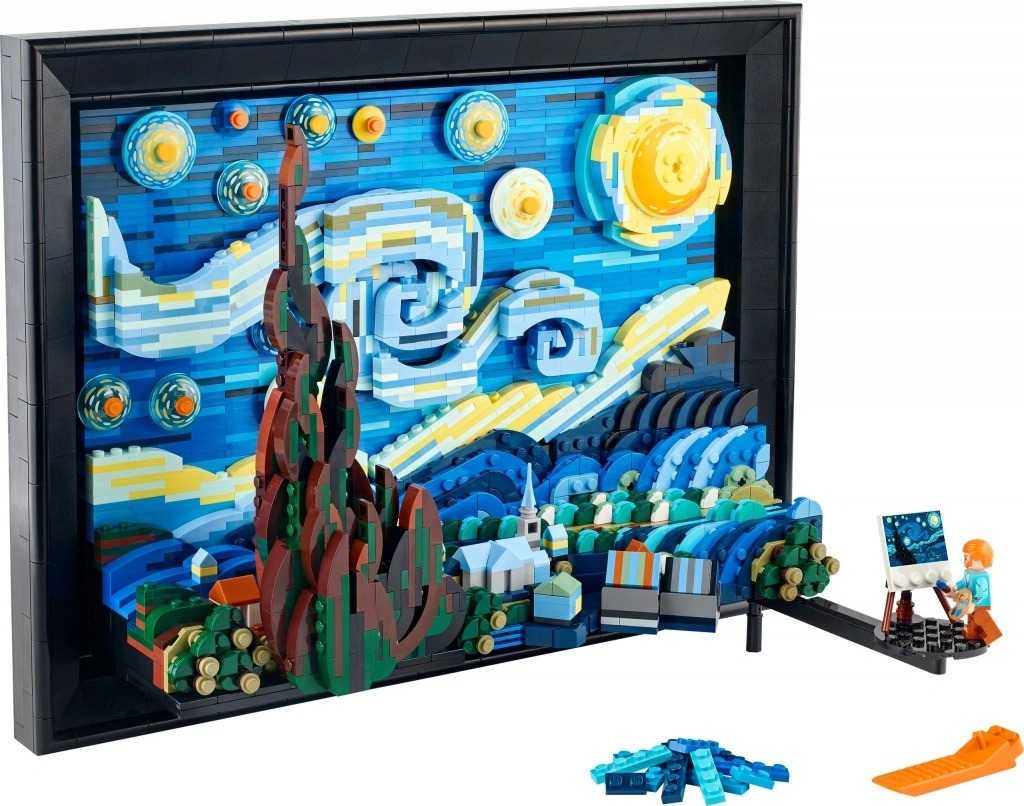 Zkušenosti s LEGO® Ideas 21333 Vincent van Gogh Hvězdná noc