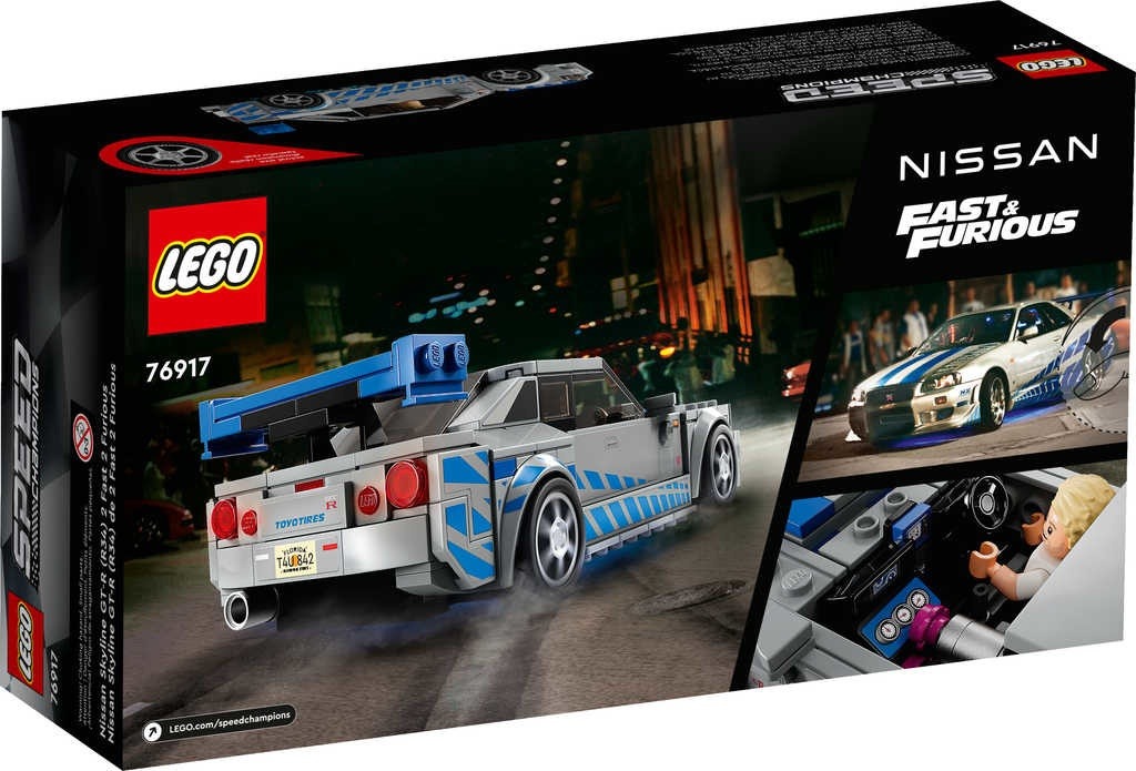 Test: LEGO® Speed Champions 76917 2 Fast 2 Furious Nissan Skyline GTR (R34)