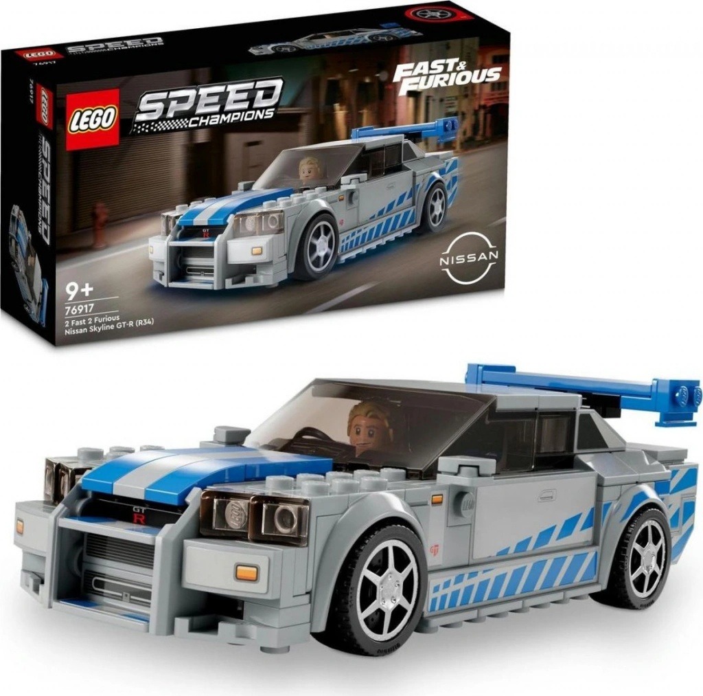 Komentáře k LEGO® Speed Champions 76917 2 Fast 2 Furious Nissan Skyline GTR (R34)