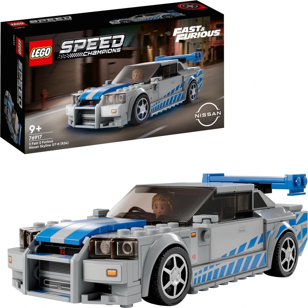 Poznámky k LEGO® Speed Champions 76917 2 Fast 2 Furious Nissan Skyline GTR (R34)