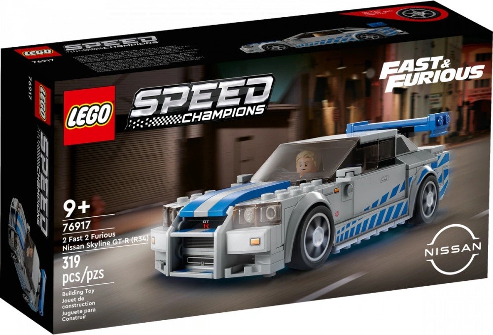 Zkušenosti s LEGO® Speed Champions 76917 2 Fast 2 Furious Nissan Skyline GTR (R34)