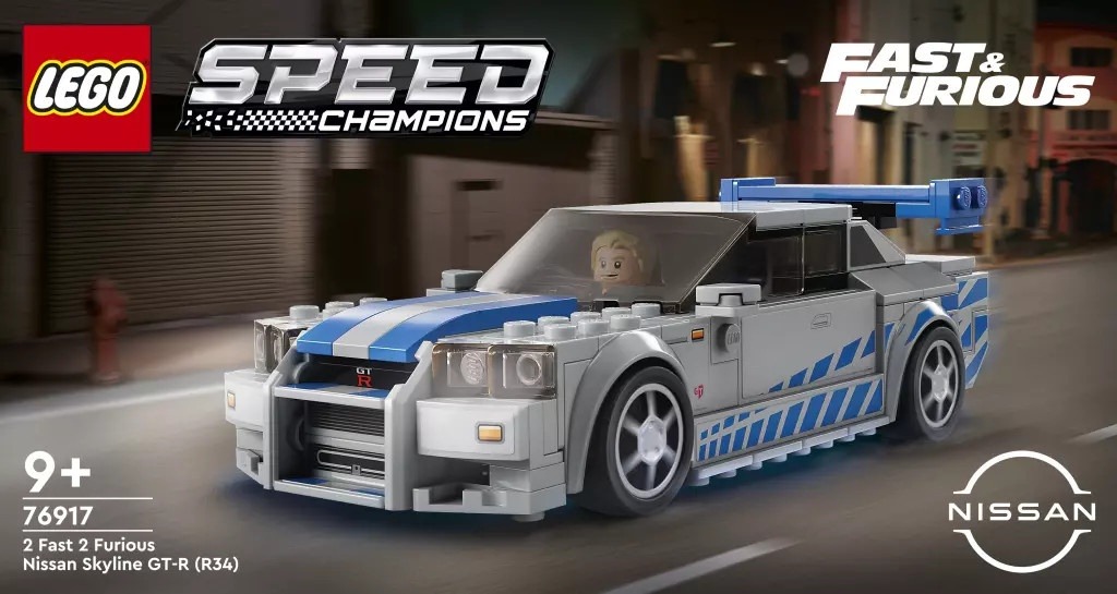 Poznámky k LEGO® Speed Champions 76917 2 Fast 2 Furious Nissan Skyline GTR (R34)