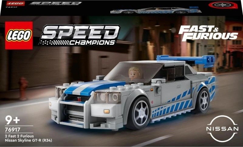 Zkušenost s LEGO® Speed Champions 76917 2 Fast 2 Furious Nissan Skyline GTR (R34)