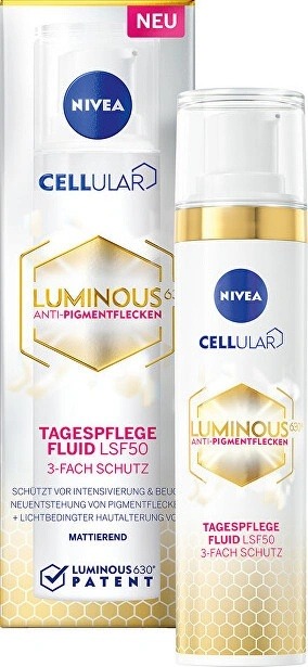 Podívejte se na Nivea Cellular Luminous 630 denní krém proti pigmentovým skvrnám 40 ml