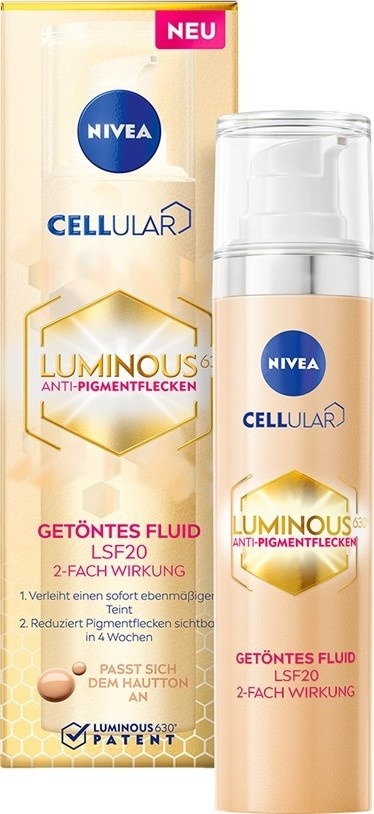 Průzkum Nivea Cellular Luminous 630 denní krém proti pigmentovým skvrnám 40 ml