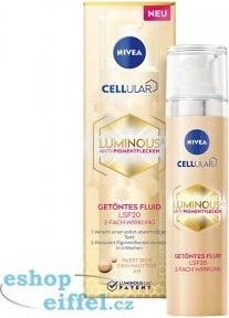 Pohled na Nivea Cellular Luminous 630 denní krém proti pigmentovým skvrnám 40 ml