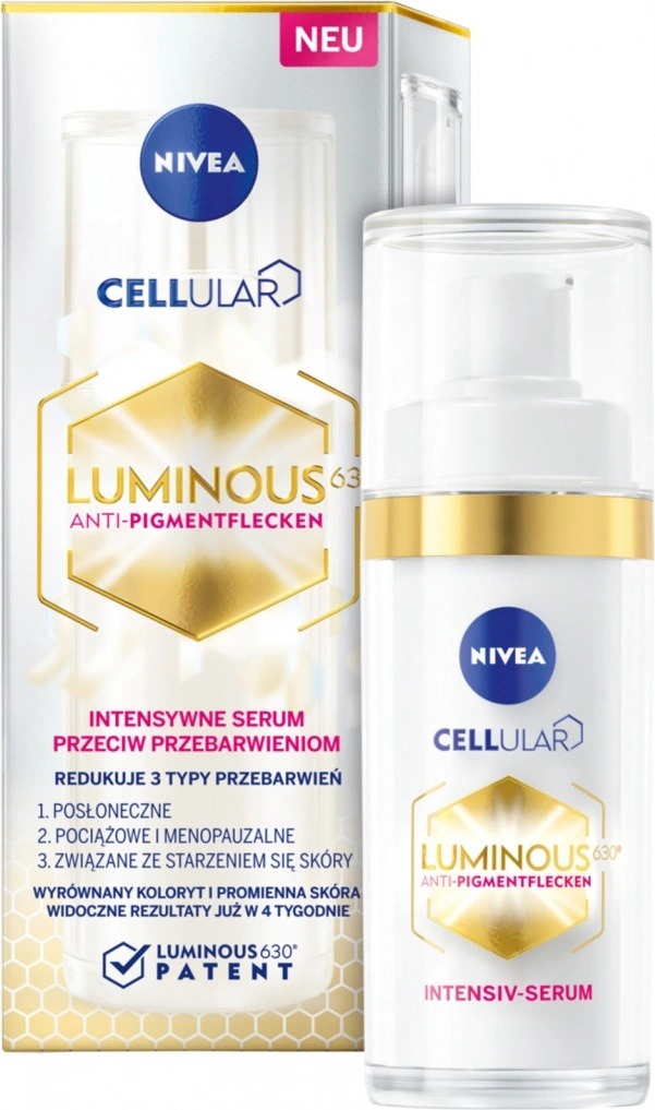 Recenze Nivea Cellular Luminous 630 sérum proti pigmentovým skvrnám 30 ml