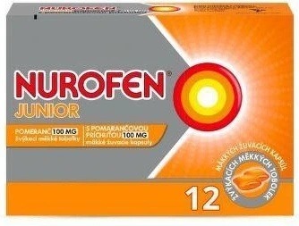 Hodnocení: NUROFEN JUNIOR POMERANČ POR 100MG CPS MDM 12