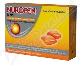 Zkušenost s NUROFEN JUNIOR POMERANČ POR 100MG CPS MDM 12