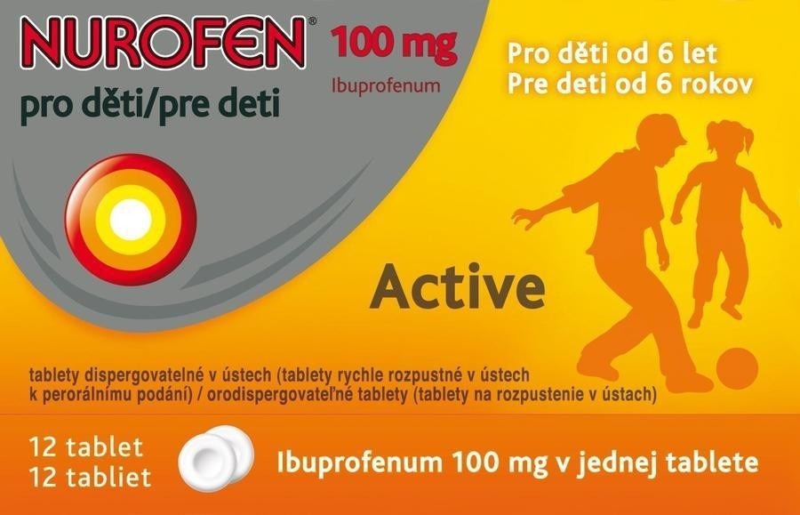 Analýza NUROFEN JUNIOR POMERANČ POR 100MG CPS MDM 12