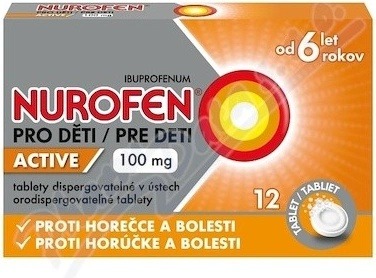 Verdikt: NUROFEN PRO DĚTI ACTIVE POR 100MG POR TBL DIS 12