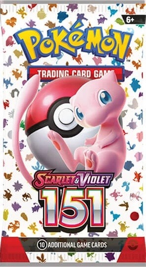 Pohled na Pokémon TCG Scarlet & Violet 151 Booster