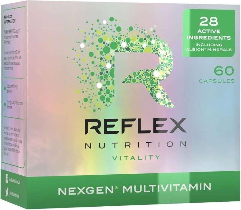 Recenze Reflex Nutrition Nexgen 60 kapslí