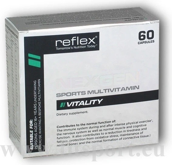 Poznámky k Reflex Nutrition Nexgen 60 kapslí