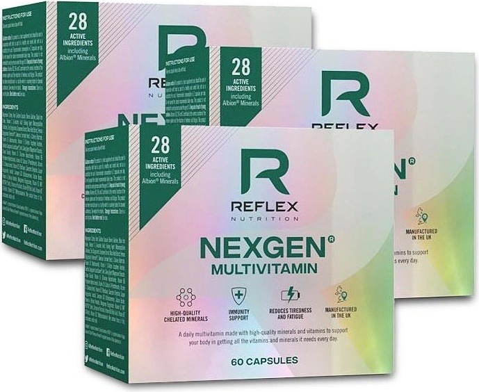 Pozorování Reflex Nutrition Nexgen 60 kapslí