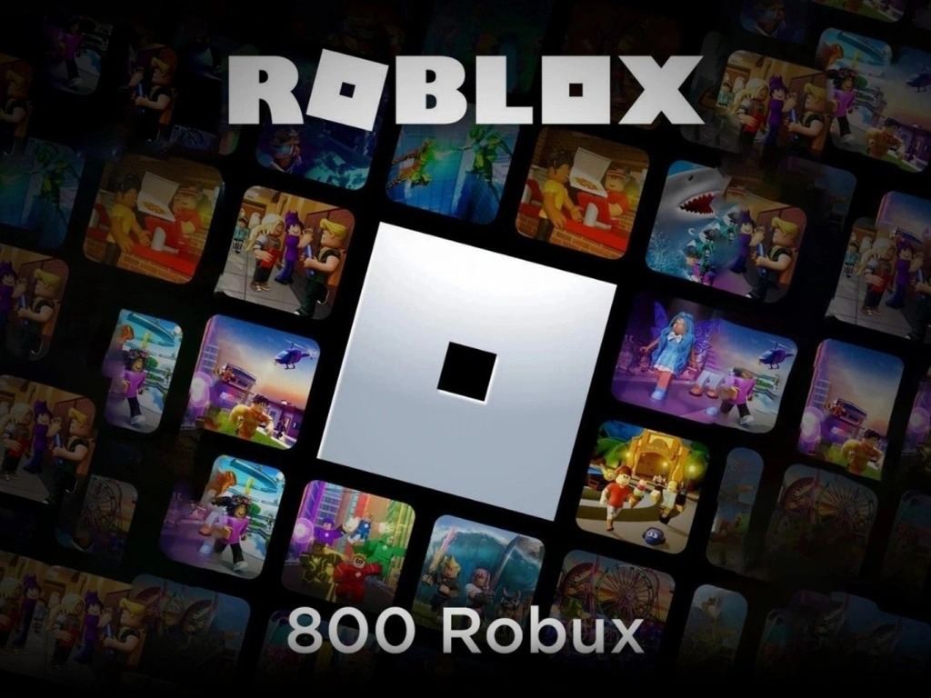 Pohled na Roblox herní měna 800 Robux