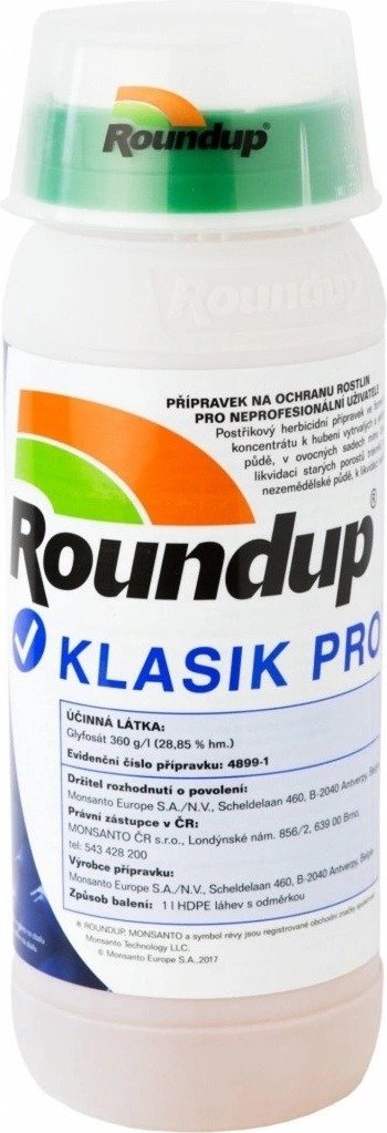 Recenze ROUNDUP KLASIK PRO 1 l