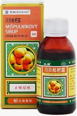 Pohled na TCM Bohemia Mišpulníkový sirup 120 ml