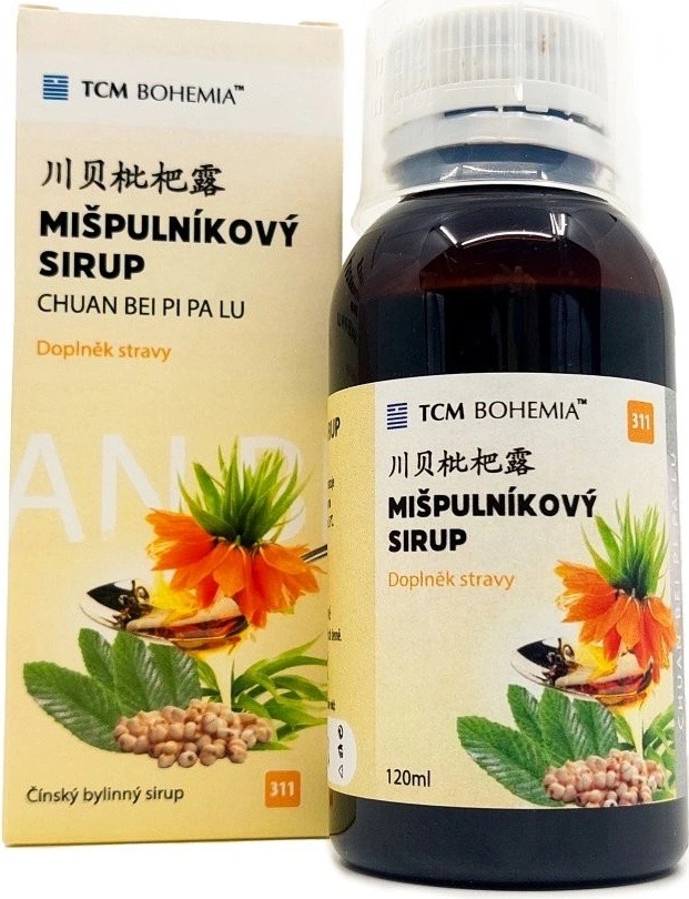 Analýza TCM Bohemia Mišpulníkový sirup 120 ml