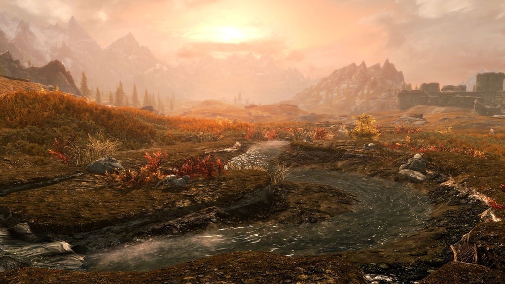 Pohled na The Elder Scrolls 5: Skyrim