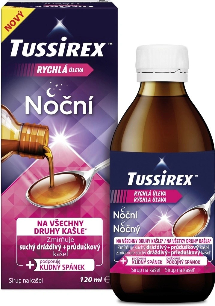 Podívejte se na TUSSIREX noční sirup 120 ml