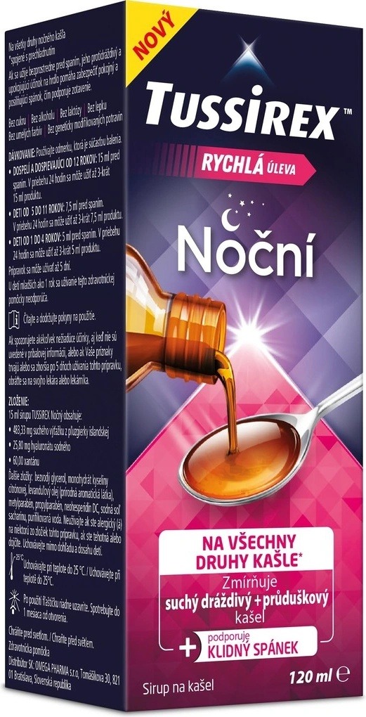 Podívejte se na TUSSIREX noční sirup 120 ml