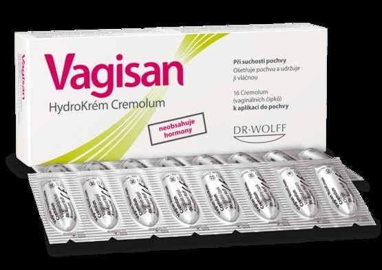 Testování Vagisan HydroKrém Cremolum vaginální čípky 16 ks