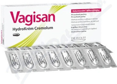 Ostestováno: Vagisan HydroKrém Cremolum vaginální čípky 16 ks