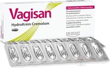 Verdikt: Vagisan HydroKrém Cremolum vaginální čípky 16 ks