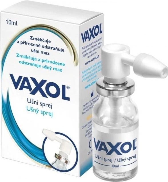 Analýza Vaxol ušní sprej 10 ml