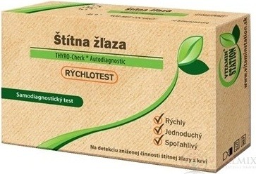 Zkušenosti s Vitamin Station Štítná žláza rychlotest samodiagnostický test z krve 1 set